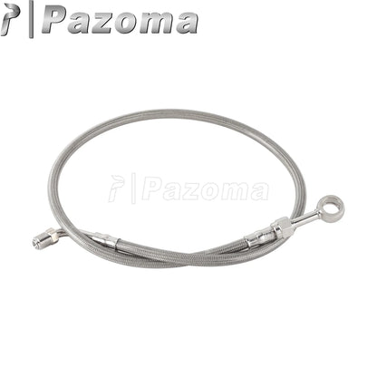 Motorcycle Hydraulic Banjo Braided Line Steel Brake Hose Cable For Harley Softail Slim Breakout Deluxe Street Bob Fat Boy 18-23