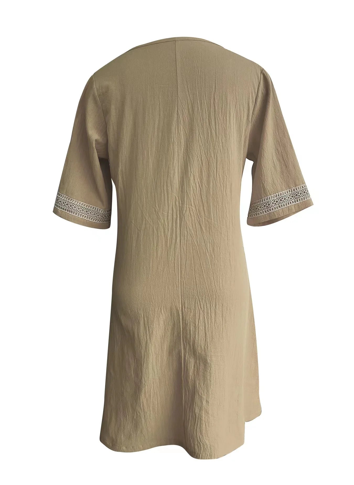 Casual Fashion Clothes Elegant Cotton Linen Dress for Women Summer Dress Women Clothing Vintage Streetwear Ethnic Style Y2k