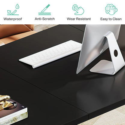 Tribesigns Executive Desk, 70.9" Large Office Computer Desk, Conference Table Meeting Room Table, Workstation Business Furniture