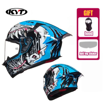 KYT TT TT-REVO NEW Moto Helmet Full Face Helmet Racing Helmet Anti-Fog Off Road Lightweight Capacete Motocross Casco Moto Casque