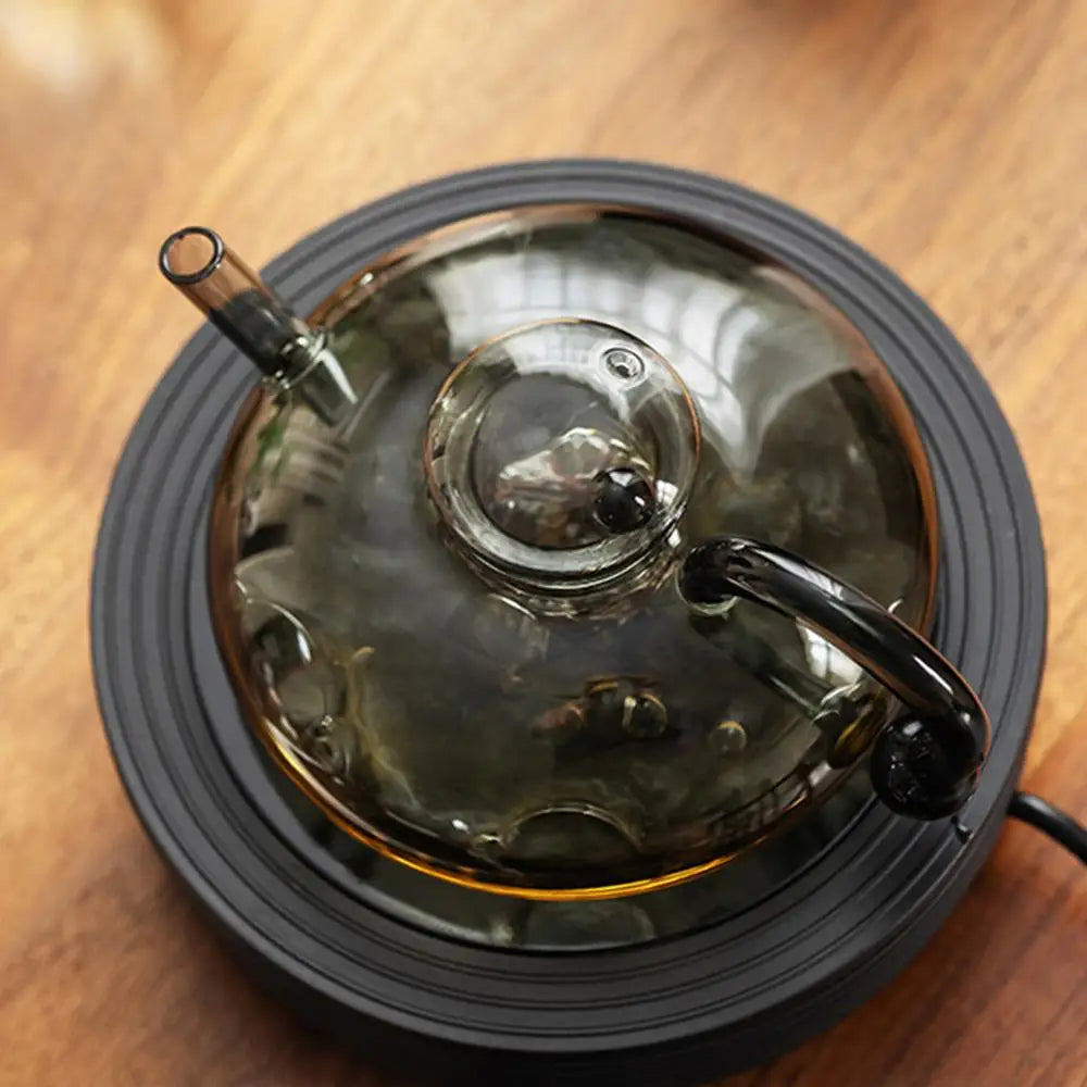 Flower Tea Teapot Set British-Style Boiled Fruit Tea Set Heat-Resistant Glass Affordable Luxury Health Pot Wasserkocher