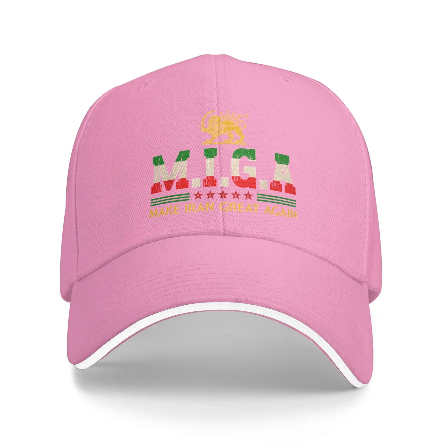Summer Iranian Make Iran Great Again Emblem Of Iran MIGA Baseball Cap y2k Sun Trucker Hat Unisex Men Wholesale Baseball Caps