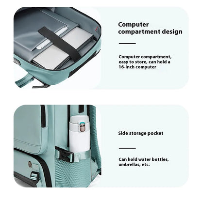 Large Travel Backpack Boardable Backpack USB Charging Waterproof Outdoor Travel Backpack Independent Shoe Compartment