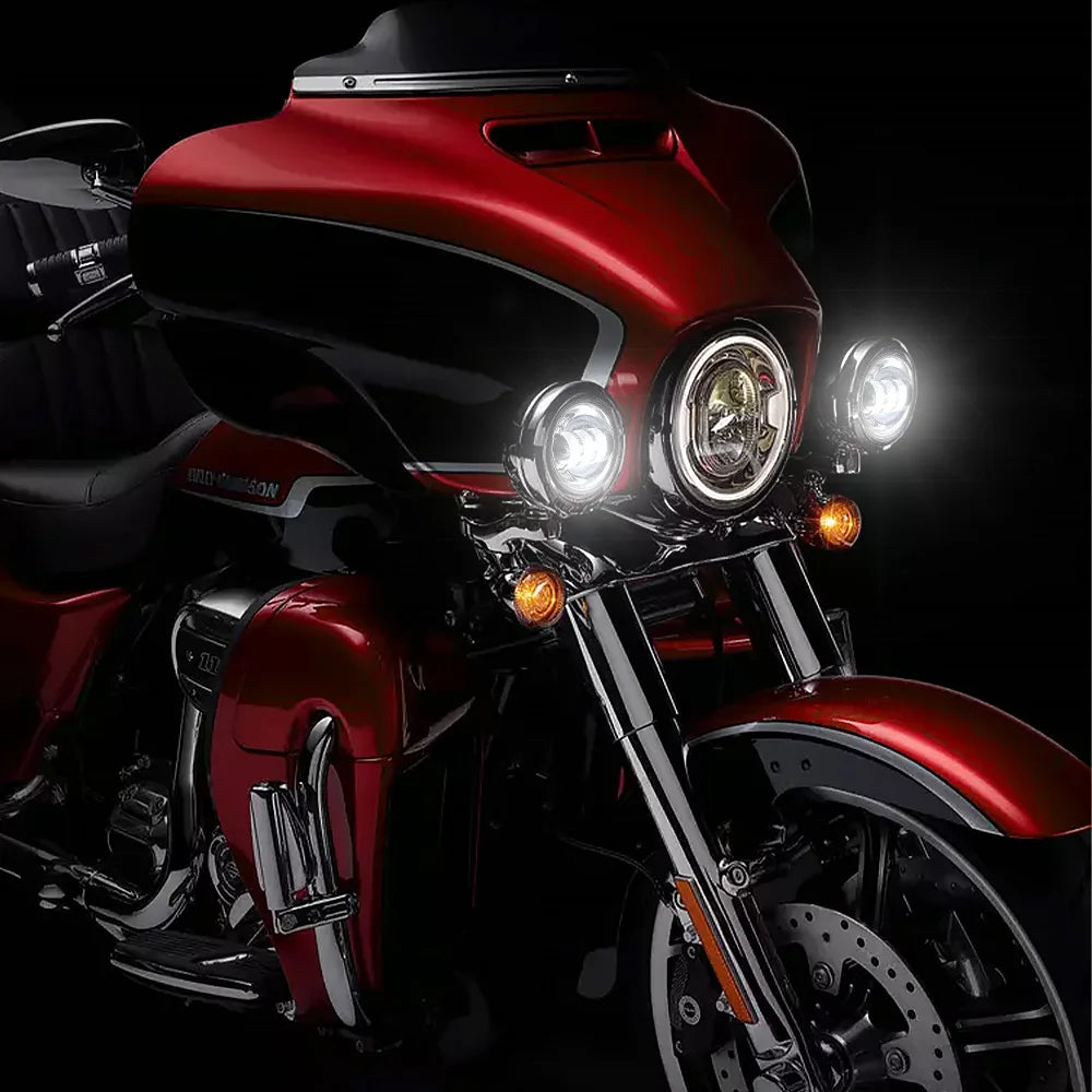 for Harl-ey Auxiliary Lighting Auxiliary Lighting Brackets Fog Light for Ha-rley Cvo Street Glide Flhx 2006-2020 Frame Parts