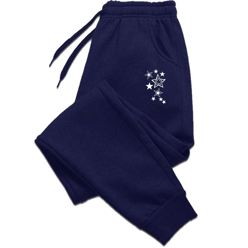 Clothes for Women Stars Print Pant Slacks Woman Clothing White Pants Women's Training Pants Trousers Womens Sweatpants Summer