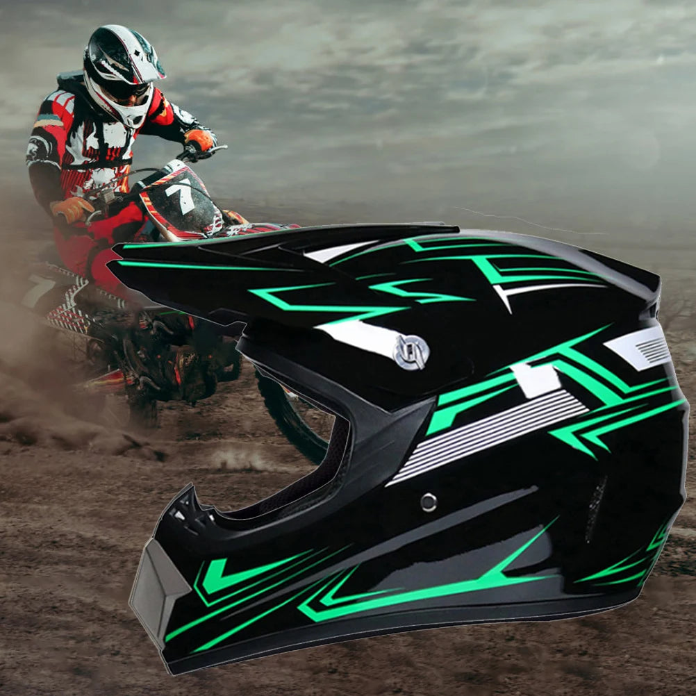 Motorcycle Full Face Helmet  Motocross Helmet  Resistant ABS Engineering Plastic for Adult for Cross Country