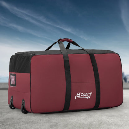 Outdoor Camping Picnic Equipment Storage Box, Tent Supplies Storage Box with Wheels, Large-Capacity Oversized Travel Bag
