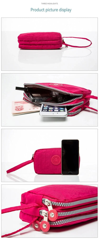 Crossbody for Women Waterproof Tote Casual Nylon Purse Handbag RFID Lightweight Messenger Bag
