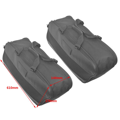 Motorcycle Saddle Bag Luggage Rack Liner Saddlebag For Harley Touring Road King Electra Street Glide Ultra Tour FLTR FLHX 93-23