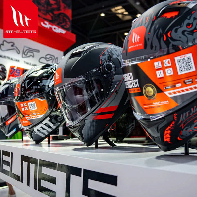 New MT Braker SV Motorcycle Helmet ECE DOT Certification Full face Double lens Racing off-road Helmet Capacetes Cascos Para Moto