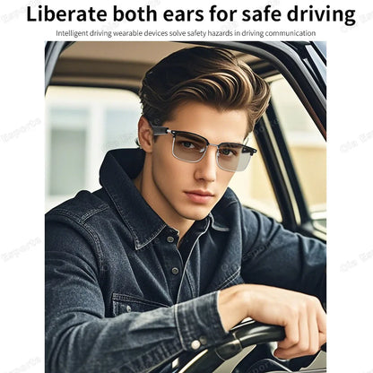 Ola Esporte Bluetooth Smart Glasses Automatic Adjustment AI Voice Music Eyewear Waterproof Call Eyeglass For Anti-blue Light New