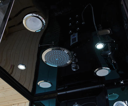 Customization Modern Design Dry Sauna Steam Shower, Indoor Luxury Bathroom Wooden Steam and Sauna Combination Room