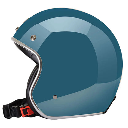 ECE DOT Approved Retro Motorcycle Helmet Open Face Moped 3/4 Vintage Low Profile Japanese Style Half Helmet Men Women Casco Moto