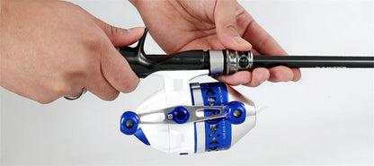 ZUKIBO Portable Slingshot Fishing Reel 4.0:1 High Speed Reel Left Right Hand Catapult Hunting Shooting Closed Fish Reel New