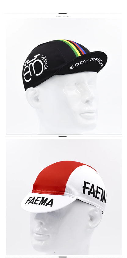 Retro Men's Summer Cycling Hat Classic Bike Mountain Racing Bicycle Hat