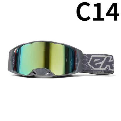 Off-Road Motorcycle Goggles - Windproof, Dustproof Protective Eyewear for Motocross, ATV Riding, Cycling & Outdoor Adventures,