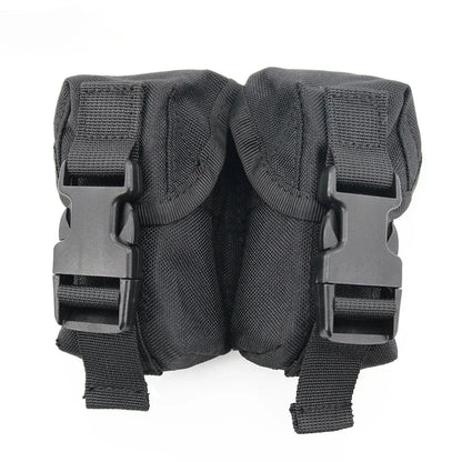 Tactical Pouch Double Frag Grenade Pack Molle EDC Tool Bag Accessory Pouch Shooting Hunting Airsoft Equipment Military Gear