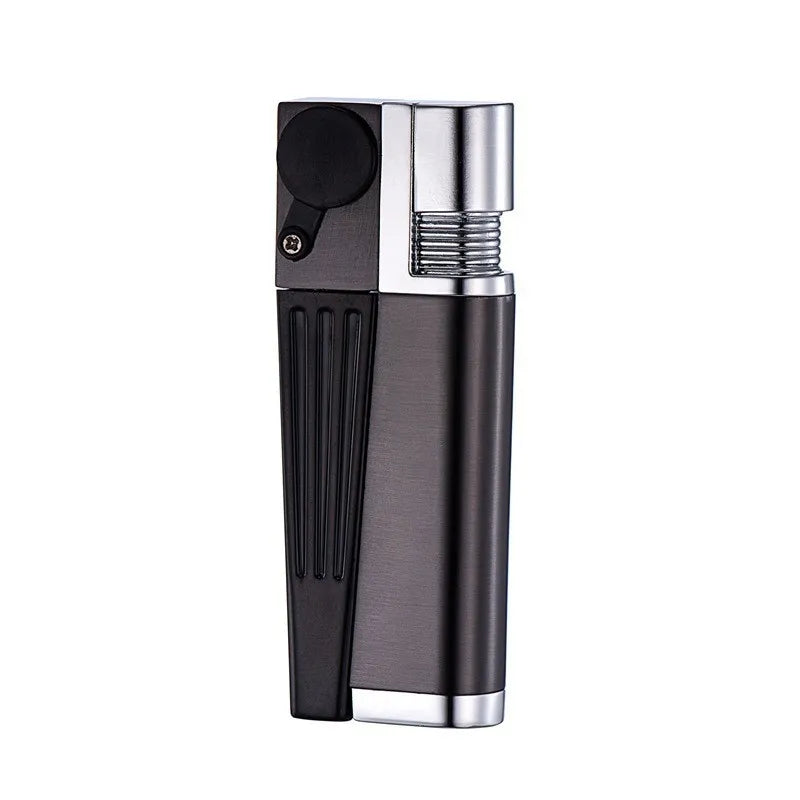 JOBON New Folding Pipe Integrated Inflatable Oblique Flame Lighter Metal Material Men's High-end Gifts
