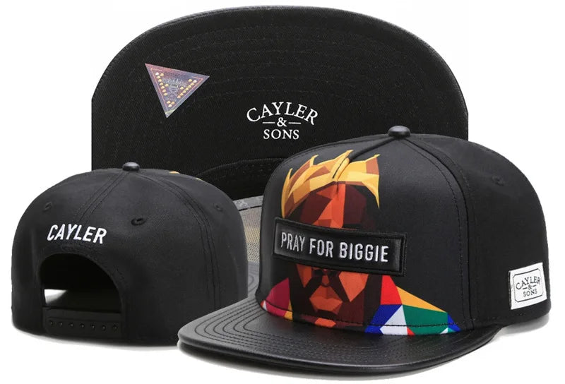 Classic Snapback Hat Cap Hip Hop Style Flat Bill Blank Adjustable Size