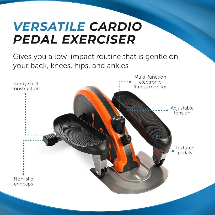 Inmotion Compact Strider Foot Exercise Machine - Under Desk Elliptical - Standing or Seated Elliptical Fitness Equipment