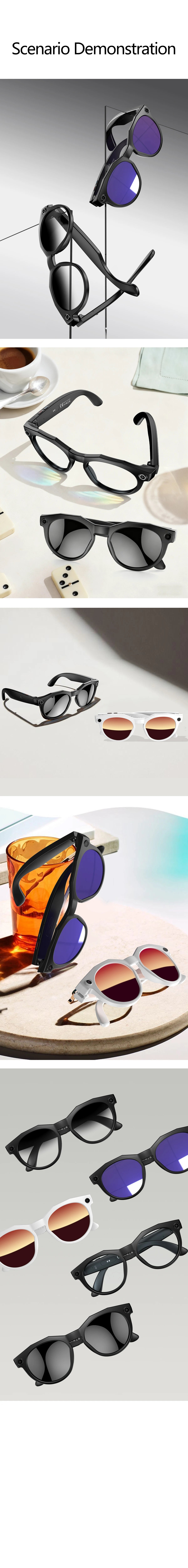 2026 NEW 8K HD AI Smart Glasses Chat GPT 800MP Camera Bluetooth Call AI Translation Voice Assistant Control Sunglasses Women Men