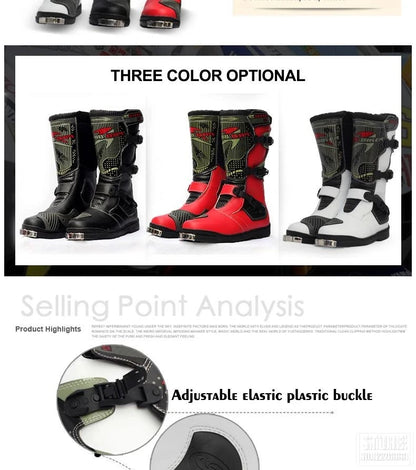 Motorcycle Boots Men Waterproof PU Boots Anti-drap Moto Boots Motocross Motorcycle Shoes Protection Motorcycle Long Thigh Boots
