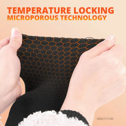 Winter Heated Socks Warm Ski Electric Heating Thick Soft Stockings Unisex For Outdoor Thermal Hunting Camping Warmer