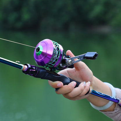 Sougayilang Colorful/Silver Fishing Reel 3.9:1 Gear Ratio&Double Roller Pin Paired with High Quality Ball Bearings Fishing Gear