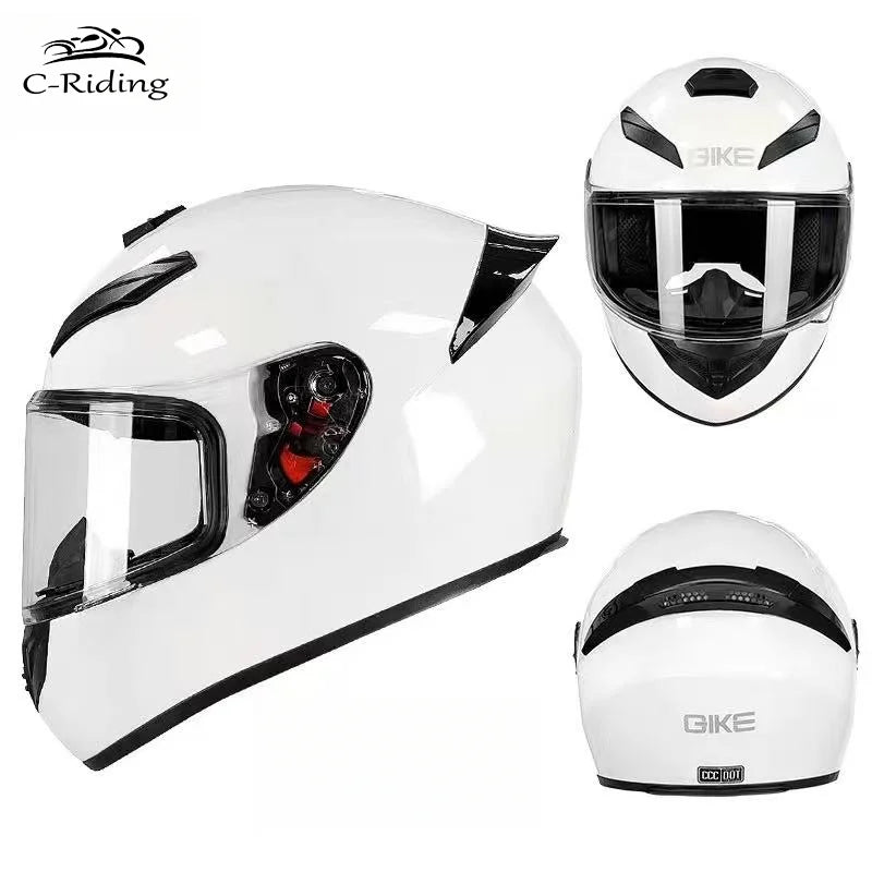 Adult Helmets For Motorcycle Full Face Helmet HD Visors Capacete De Moto Capacetes DOT Approved