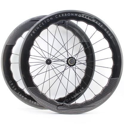 Newest 700C Road Bike UD Full Carbon Fibre wheelset Carbon Bicycle Wheelset clincher tubeless rims 65mm wave 25mm width V brake