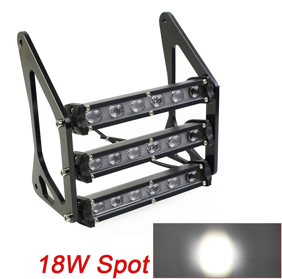 Motorcycle Headlight Headlamp Light Waterproof Front Fork Light Lamp With Bracket For Honda Grom MSX 125SF Ducati Venom MSX125