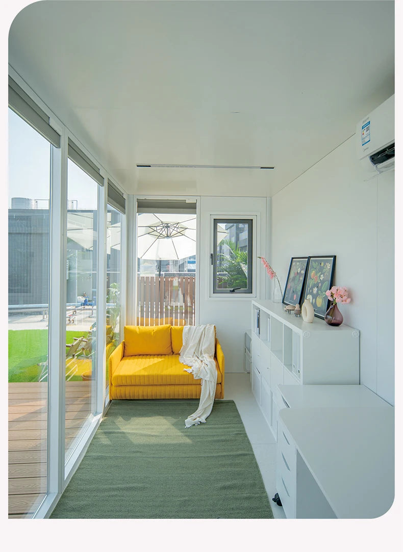 Any Size Custom Easy DIY Assembly Glass Yoga Room Garden Outdoor Mobile House Multi Functional Fitness Leisure Private Space