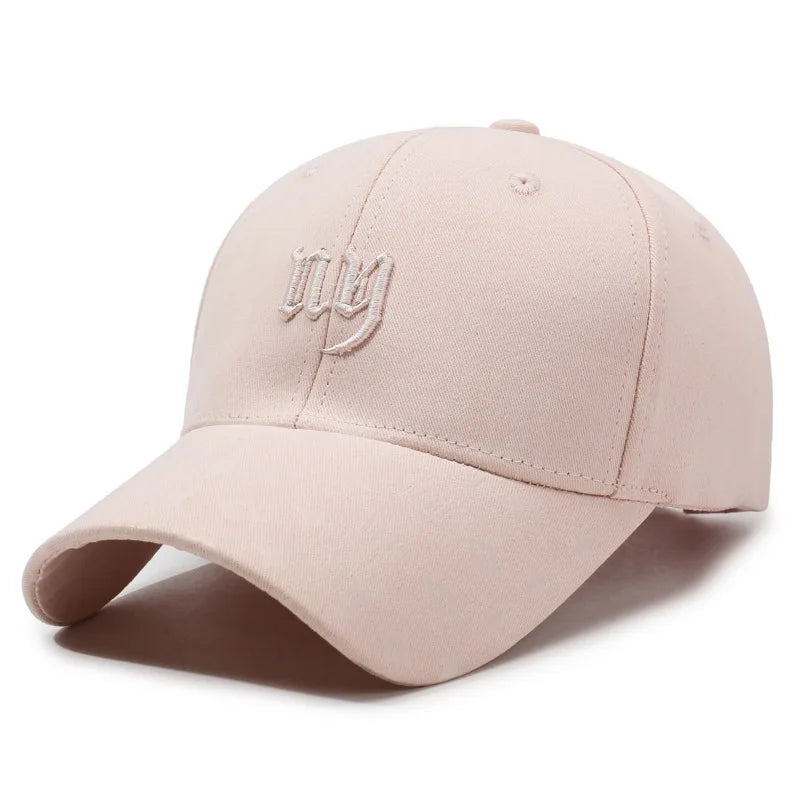 New Embroidered Letter Sports Baseball Hat Men Women Cotton Snapback Caps Outdoor Casual Sun Protection Dad Hats Tide