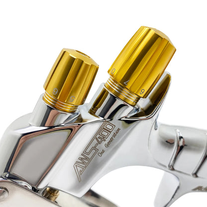 WS400 Pneumatic Spray Gun 1.3/1.4/1.7mm High Atomization Automotive Sheet Metal Paint Spray Gun Furniture Varnish Paint Spraying