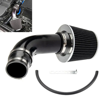 1Set 3" Cold Air Intake Filter Induction Kit Pipe Power Flow Hose System
