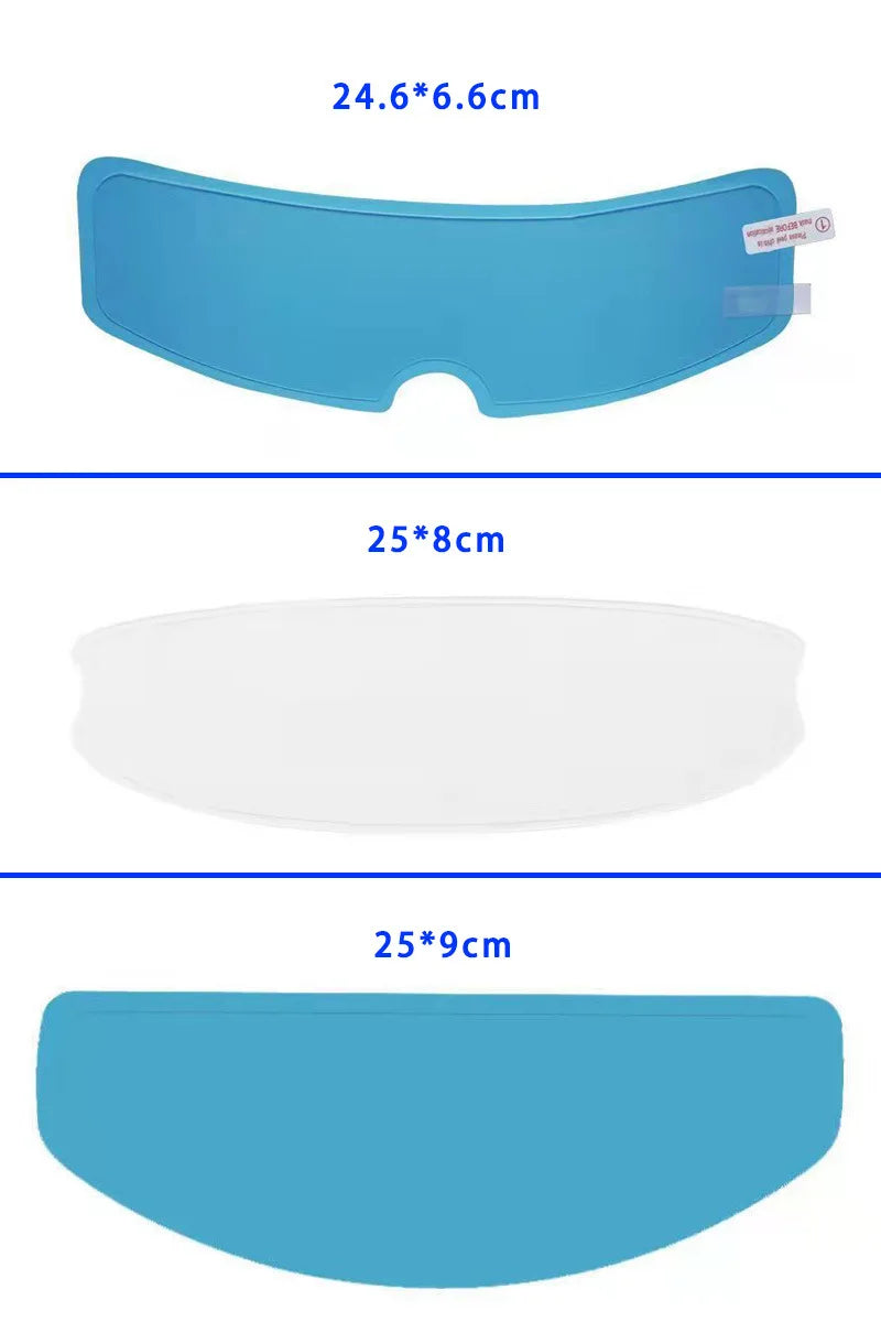 2pcs Motorcycle Helmet Rainproof Anti-fog Film Durable Nano For Kask Hjc Helmet Accessories For Motorcycle Helmet