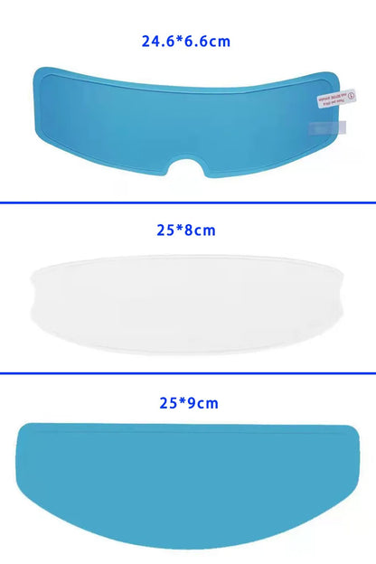 2pcs Motorcycle Helmet Rainproof Anti-fog Film Durable Nano For Kask Hjc Helmet Accessories For Motorcycle Helmet