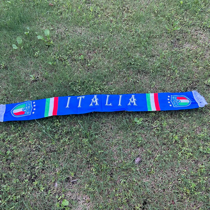 SKY FLAG Italy scarf 13*140cm double printed Italia flag Stain Football Soccer Italy Italian National Flag Scarf  sport decora