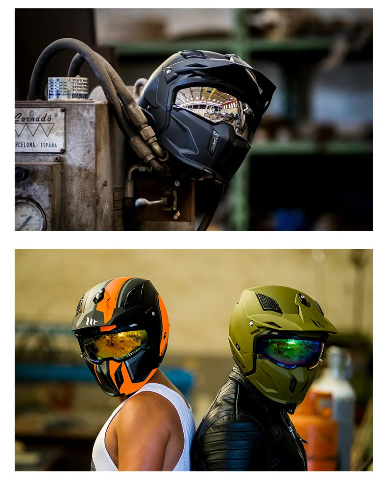 MT New Full Face Helmet Motorcycle Helmets Modular High Quality DOT ECE Approved Personality Off Road Moto Helmets Fashion