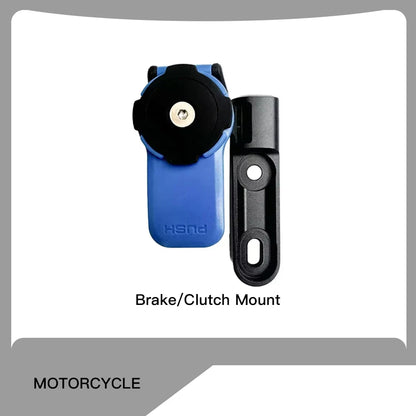 Motorcycle Handlebar Stem Fork Mount Holder Phone Mount Vibration Dampener MAG Universal Adaptors Wireless Charger Mirror Brake
