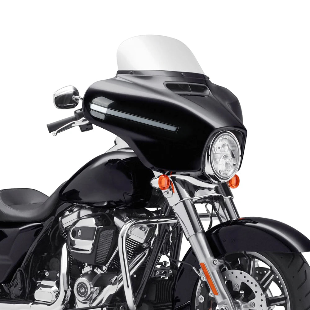 For Street Glide Electra Glide 2014-2024 Front Headlight Fairing with DRL Turn Signal Front Batwing Outer Fairing Accessories