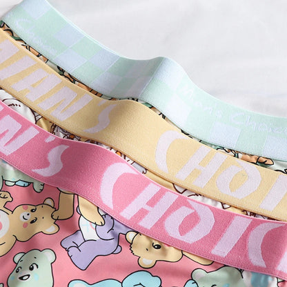 Ice Silk Women Panties Seamless Breathable Lady Underwear Sexy Safety Boxers Shorts Gradient Sports Women's Intimates Boyshorts