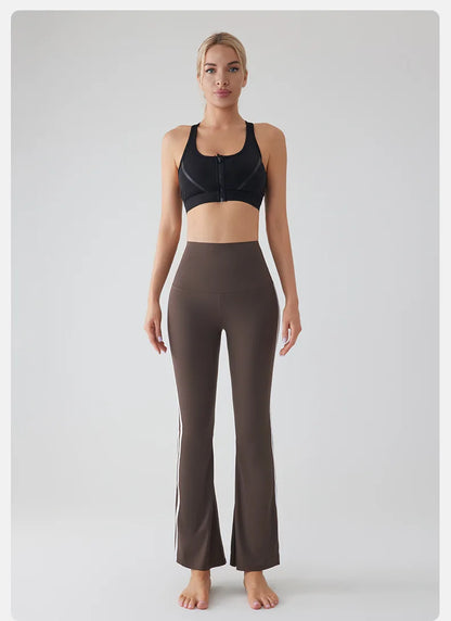 Flares Yoga Pants for Women High Waist Bootcut Workout Leggings Tummy Control Fitness Gym Leggings