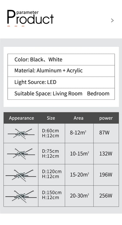 2025 new ceiling lamp Nordic modern LED lamp living room dining room bedroom lights ceiling chandelier