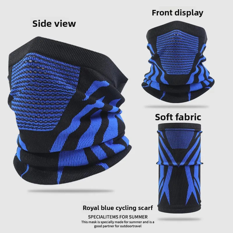 Motorcycle Balaclava Winter Neck Warmer Windproof Face Mask Cold Protection Seamless Scarf Ear Cover Breathable Riding Outdoor