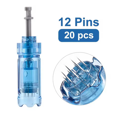 Bayonet Cartridge Needle for Dr Pen M8S /A8S/ A9/ A11 Microneedle 12/ 18 /24 /36 /42 Pin / Round Nano / 3D Replacement Tip Head