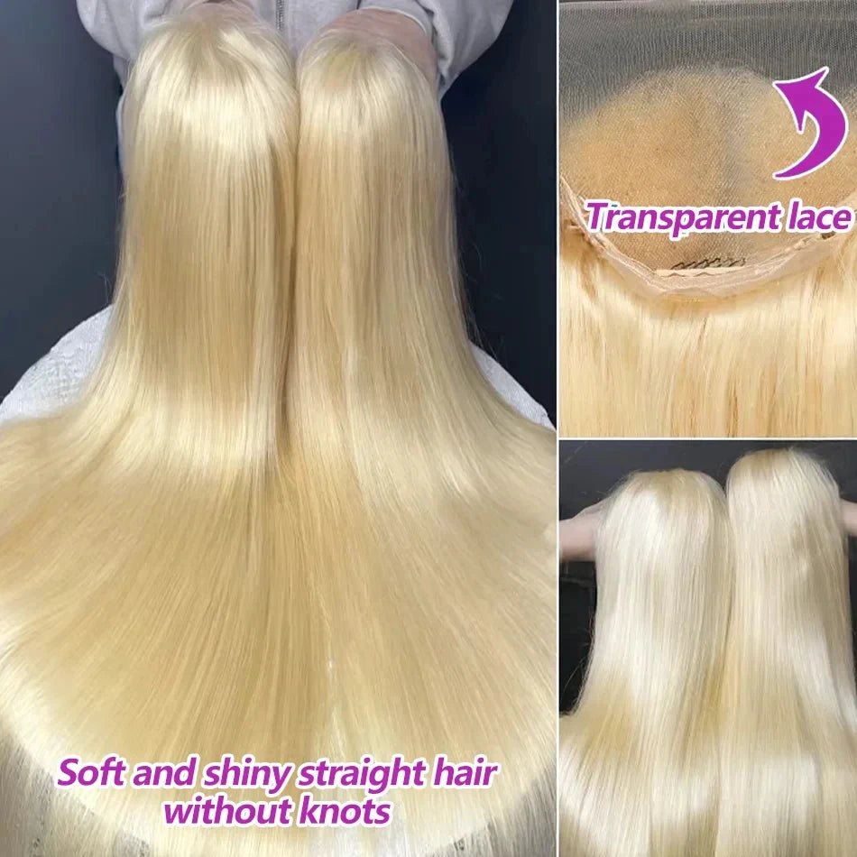 613 Honey Blonde Straight 250% 30 40 Inch Human Hair Wigs 13x6 Hd Lace Frontal Wig Brazilian Raw Hair 13x4 Hd Lace Front Wigs