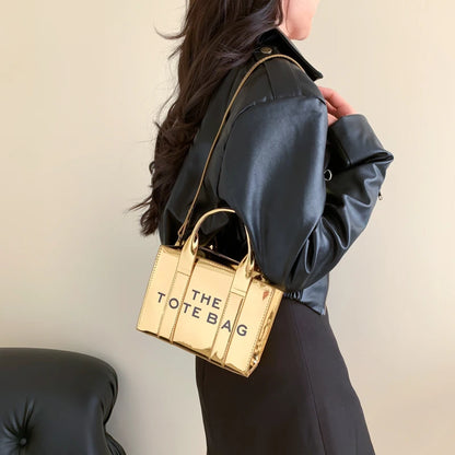 The Tote Bags For Women Crossbody Female Handbag New Solid Words Lette Leisure Large Bag Luxury Fashion Bag designer Bag for PU