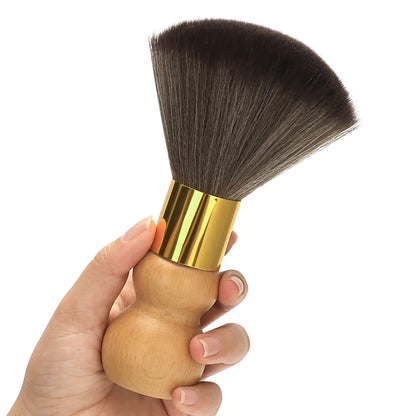 Professional Barber Duster Neck Face Brushes Hair Clean Soft Black Hairbrush Salon Cutting Hairdressing Styling Make Tools