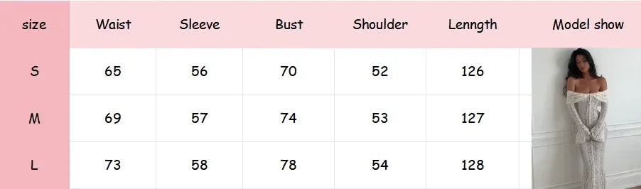 White Sexy Lace Flare Sleeve Dress Off Shoulder Slim Maxi Dresses Women 2024 Female Hollow Out Mermaid Floor Length Elegant Robe